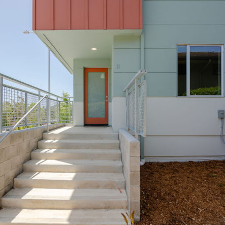 ocean and jewel stairway and entry